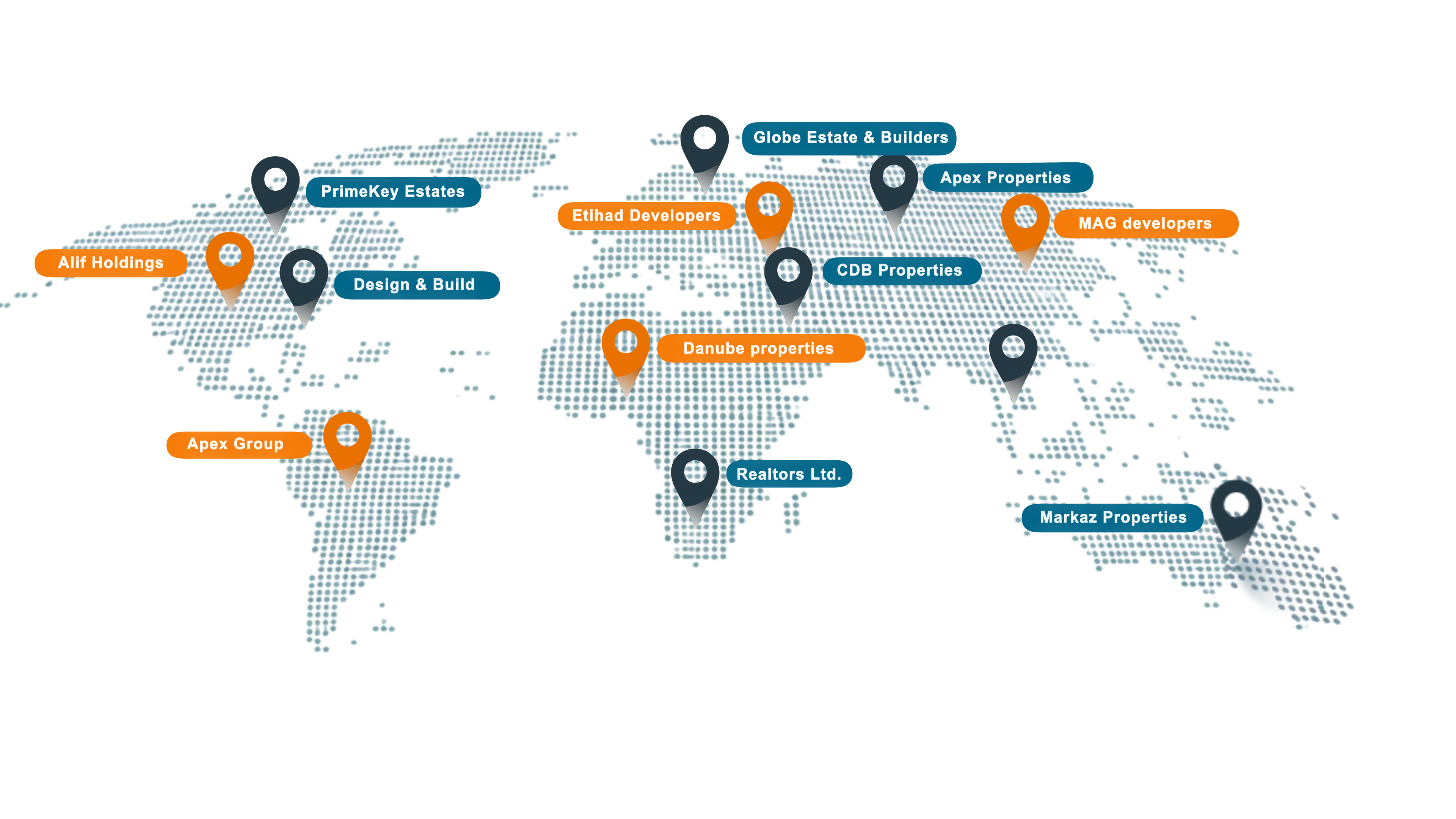 Global network of Developers & Virtual Agencies